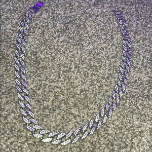 20 in. Diamond Cuban Link Chain